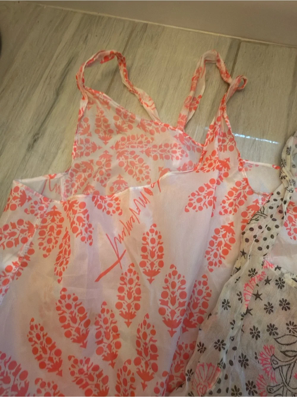 (2) Free People Tote Bag Lightweight Boho Floral stars movement